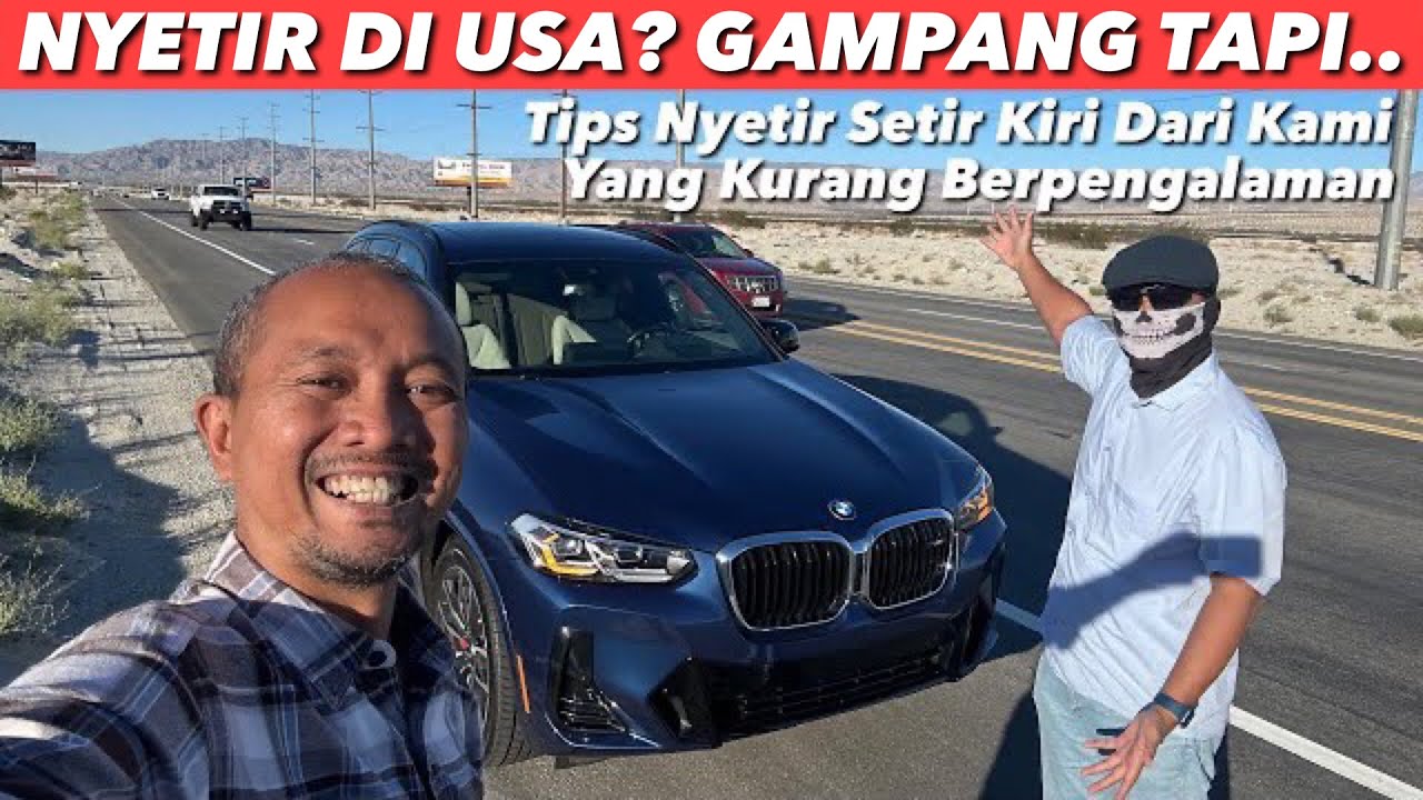 CARA NYETIR DI USA BEDA BANGET DARI INDONESIA - FEAT. OM MOBI