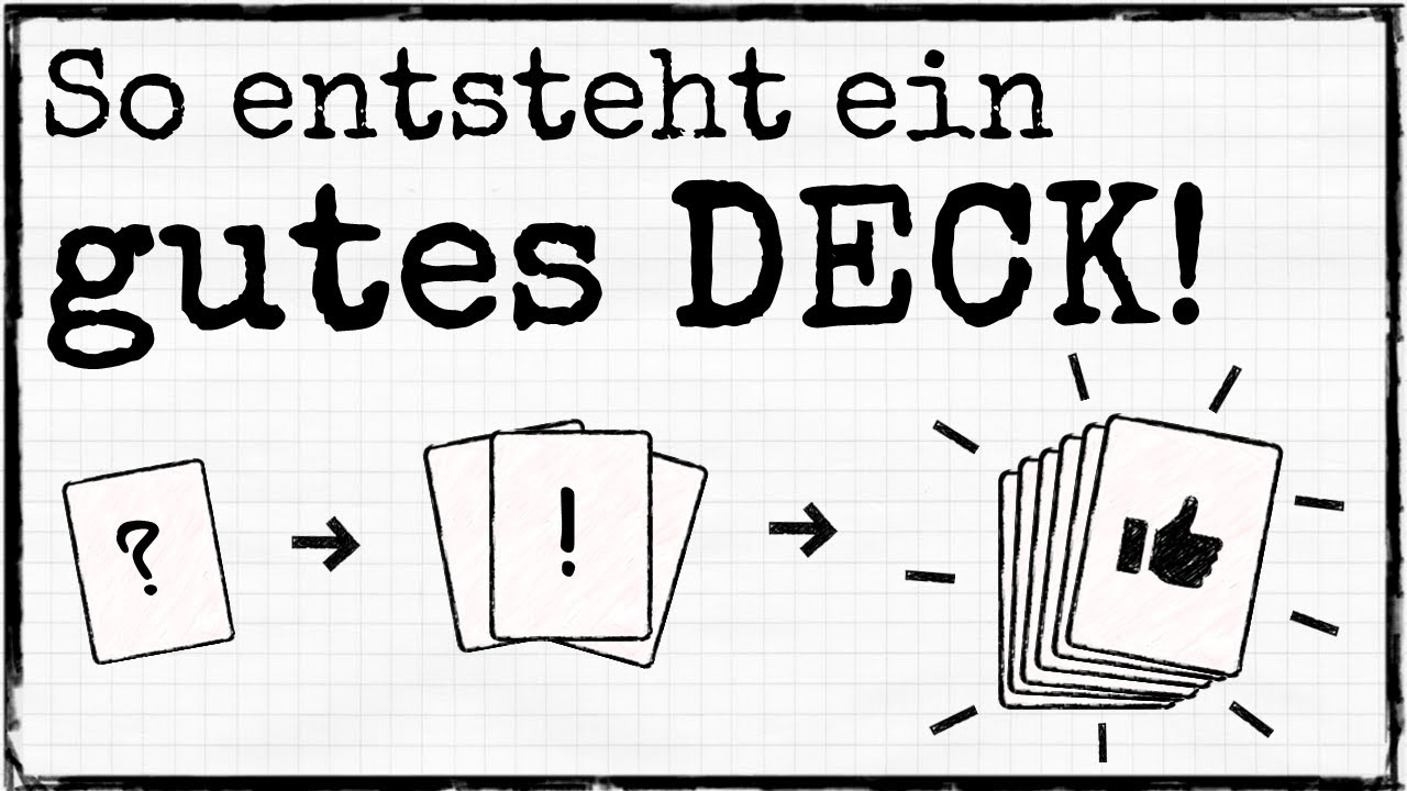 Schritt für Schritt von einer Karte zum ganzen Deck | MtG Deckbau Anleitung [Deutsch]