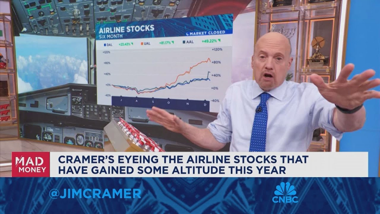 Airlines make better trades than investments, says Jim Cramer