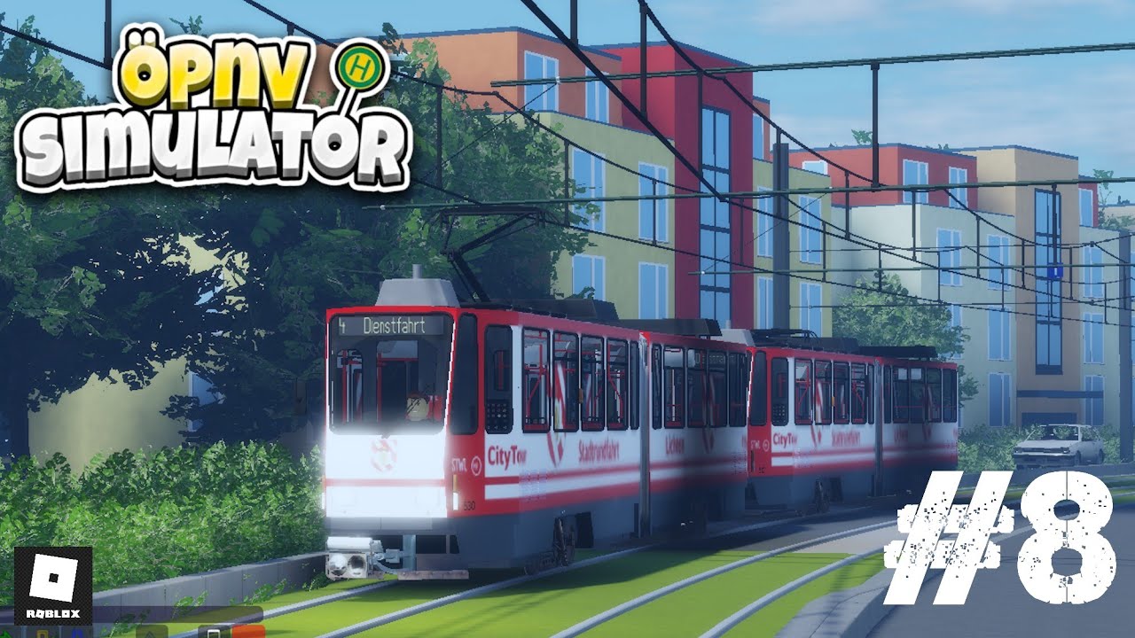 Let's Play | ROBLOX ÖPNV Simulator Part 8: Endlich mit einer KT4D-Traktion auch durch Erfurt!