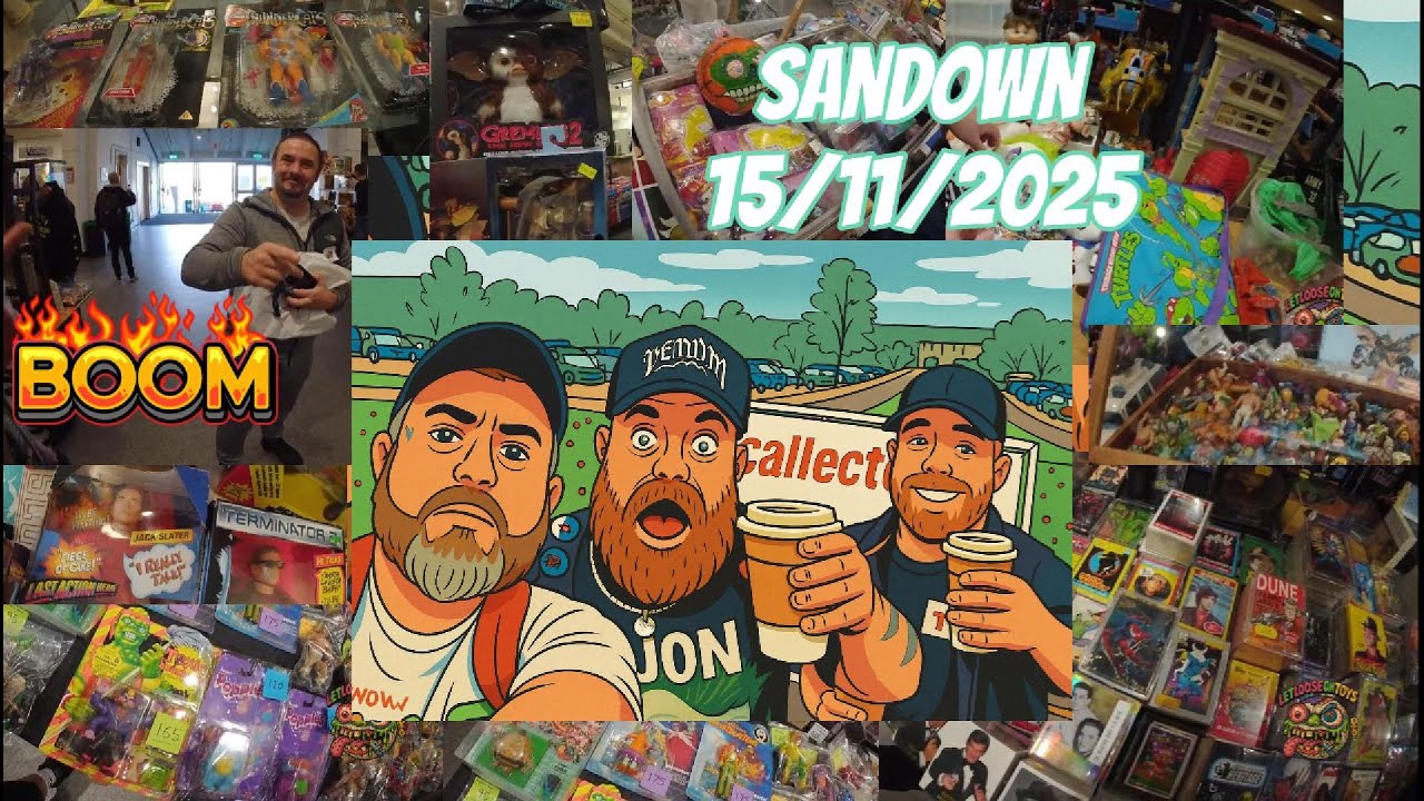 SANDOWN 15/11/2025 Come on this adventure to find rare vintage toys and more........ special guests
