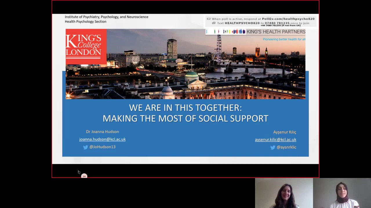&ldquo;We're in this together&rdquo;: Making the most of social support networks