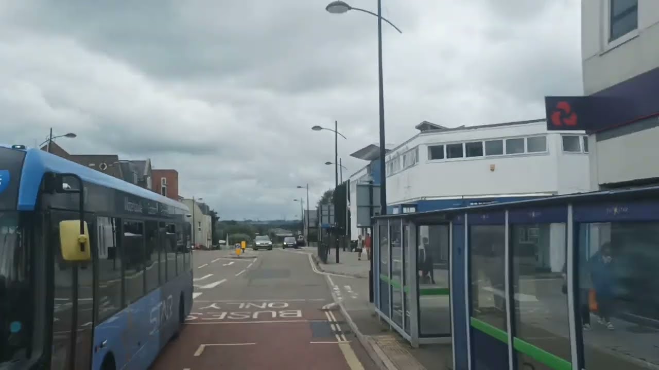 🇬🇧 BUS ROUTE TIMELAPSE | First Solent The Star 7: Wecock Farm ➔ Portsmouth City Centre