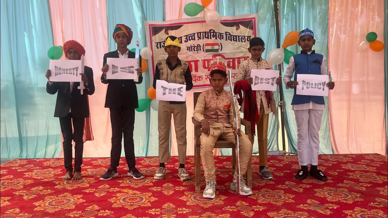 Govt school students | best drama | on Honesty is the best policy | #skit #drama #republicday