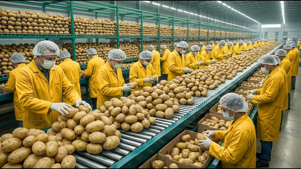¿Cómo se hacen las patatas fritas? | Del campo a la bolsa
