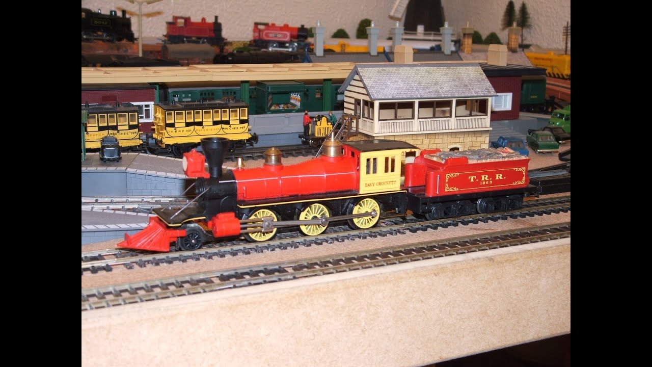 3 Beautiful Old-Time Locos/Trains Running - Part 1. Hornby Triang Rivarossi etc.
