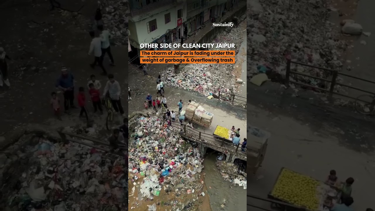 Pink City, Black Streets 💔 | Jaipur&rsquo;s Waste Reality #sustainability #news