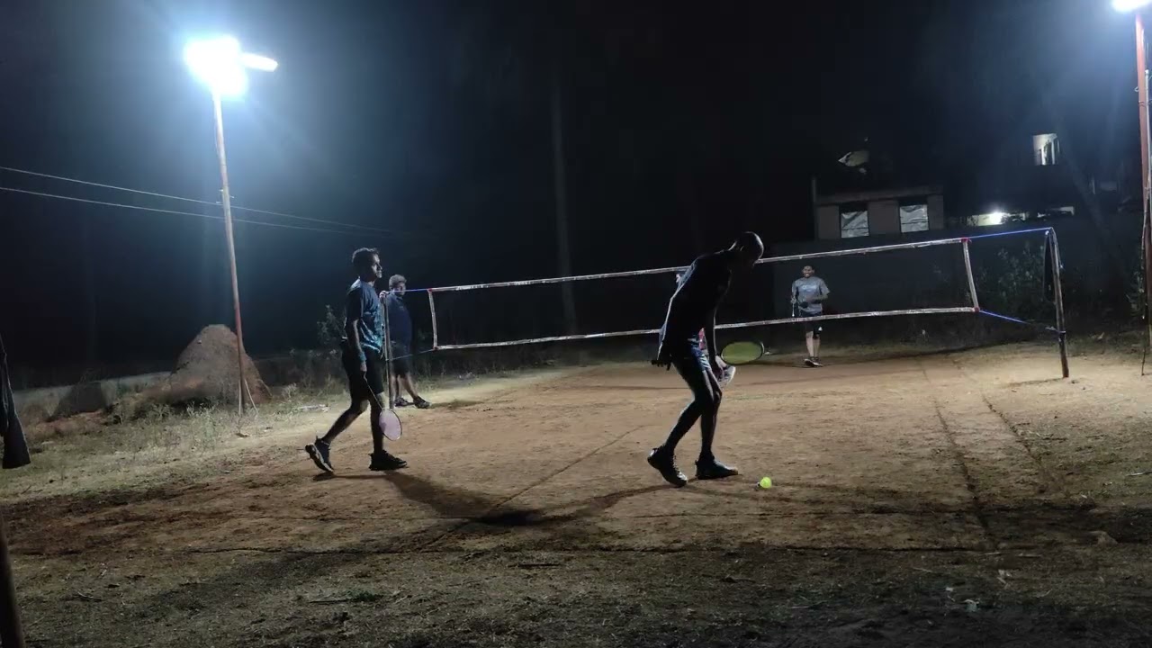 Badminton game
