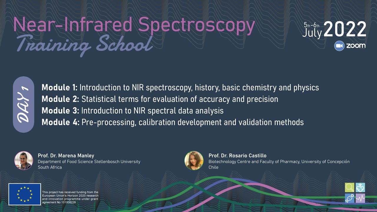 SuChAQuality NIR Training School DAY 1 | Prof. Marena Manley & Prof. Rosario Castillo