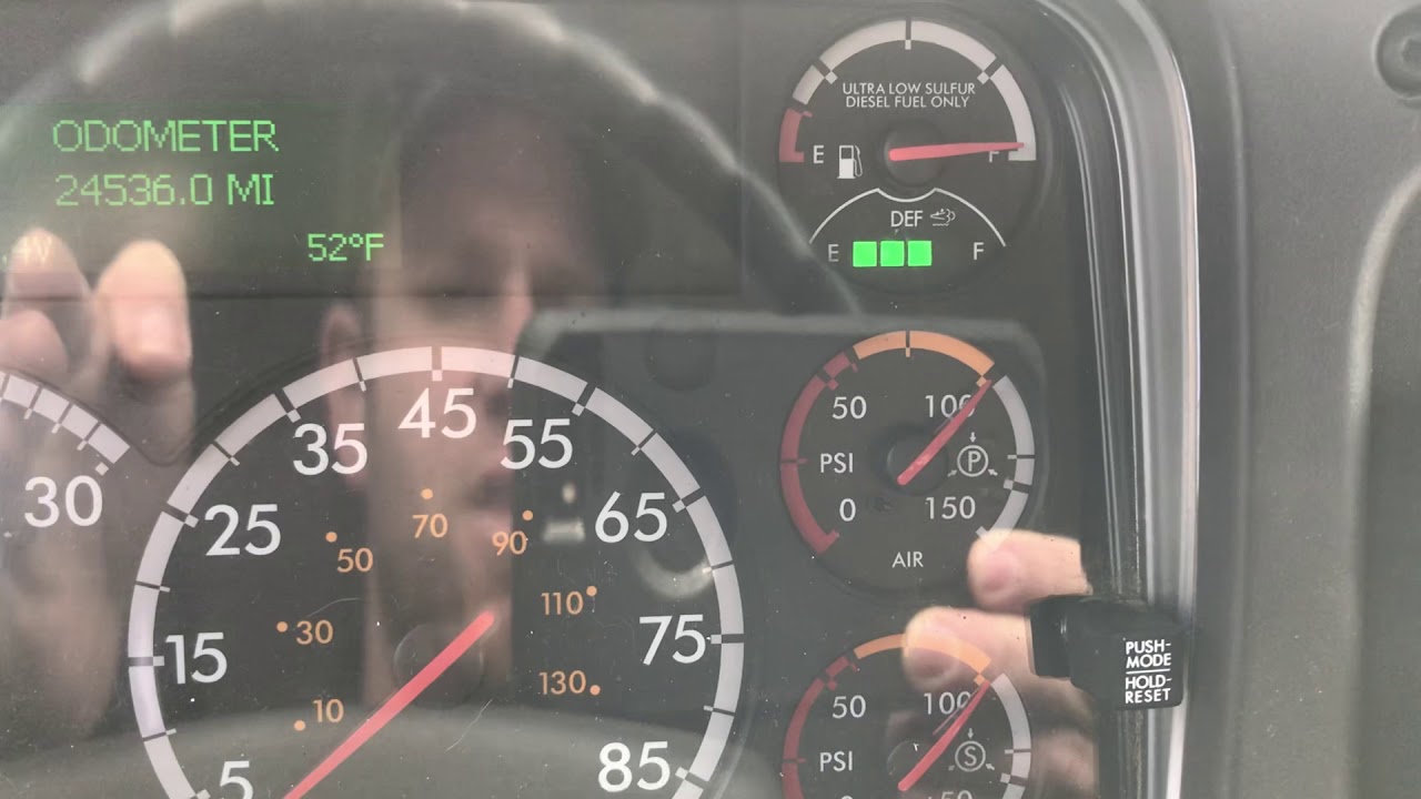 Тест пневматических тормозов — школьный автобус