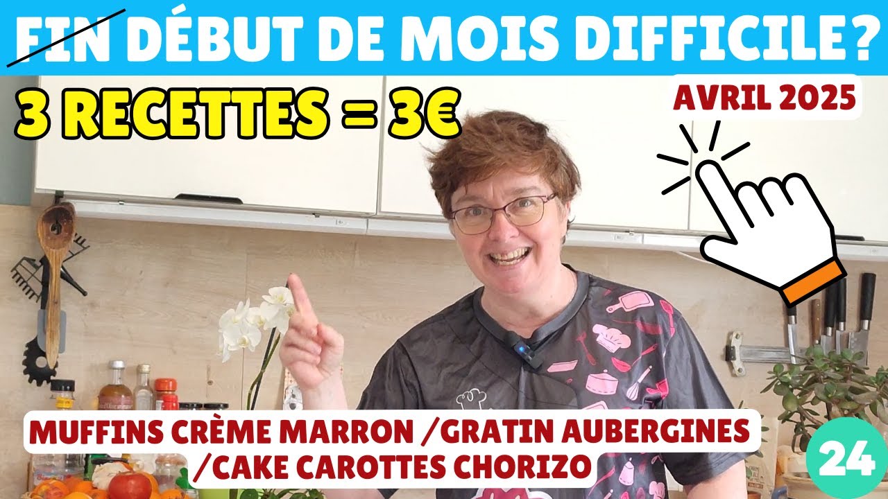 👉3 recettes économiques faciles et équilibrées💰défi 24