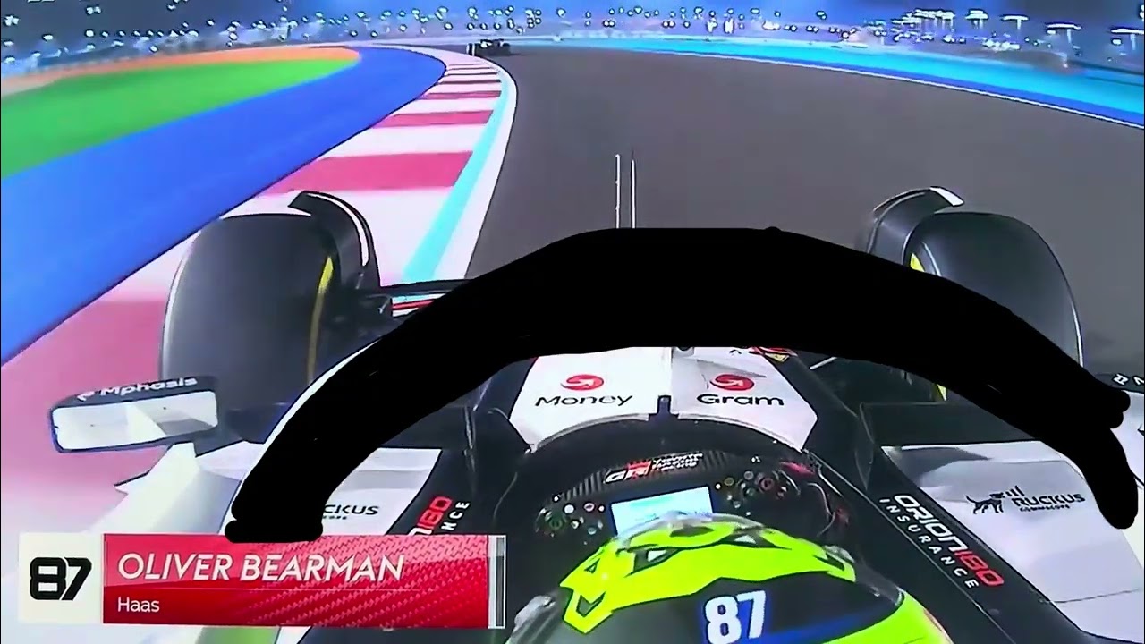 [F1] Onboard Oliver Bearman Haas QATAR GP🇶🇦 2025
