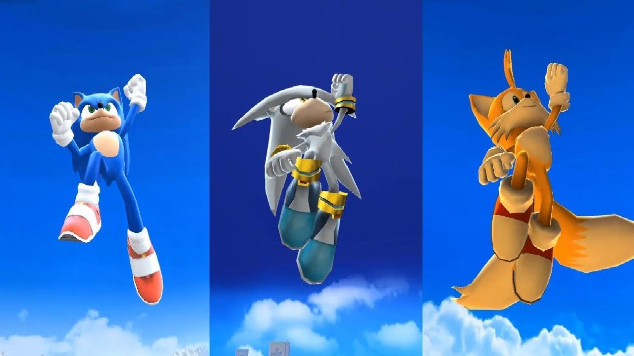 Sonic Dash New Update - New Character TEEN SONIC VS Silver  VS TAILS  Gameplay HD