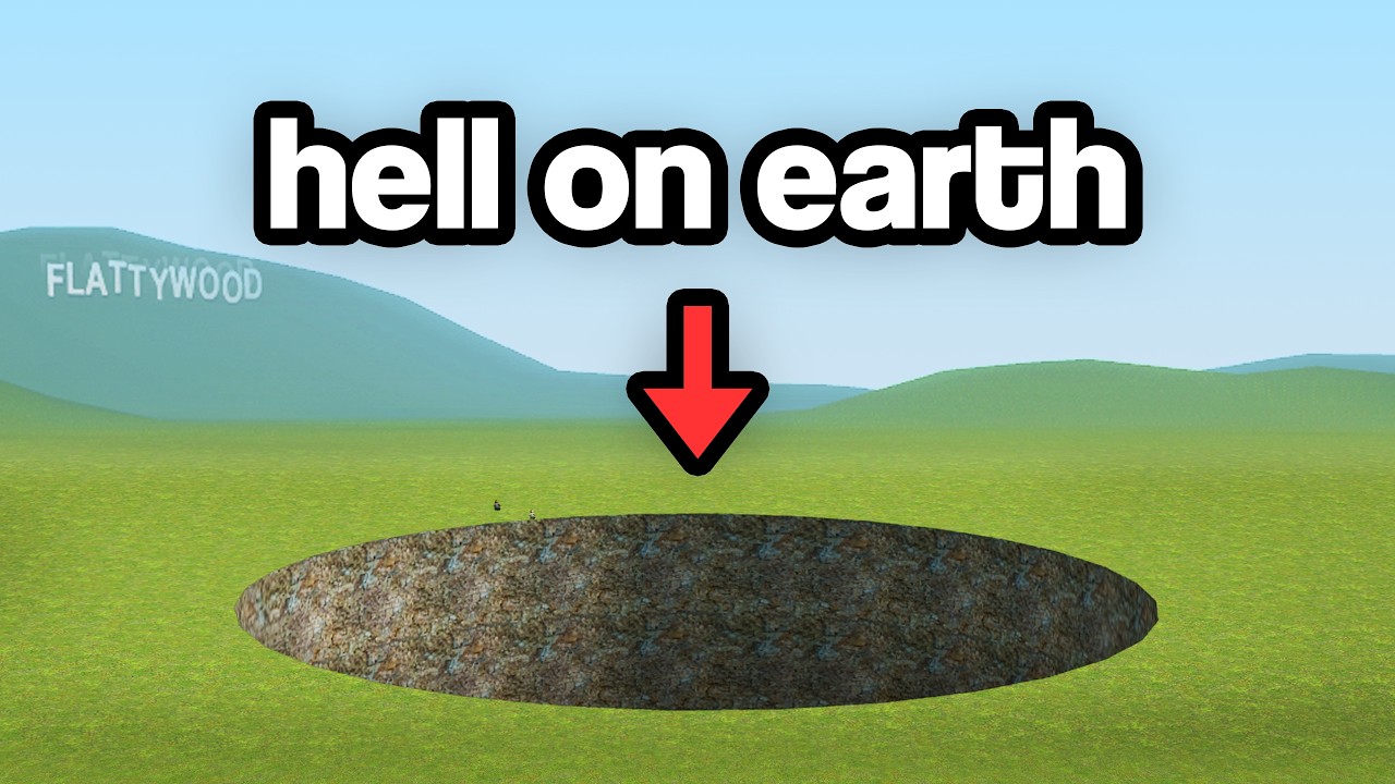 I Trapped Garry's Mod Players in a Giant Pit and Forced Them To Build Their Way Out