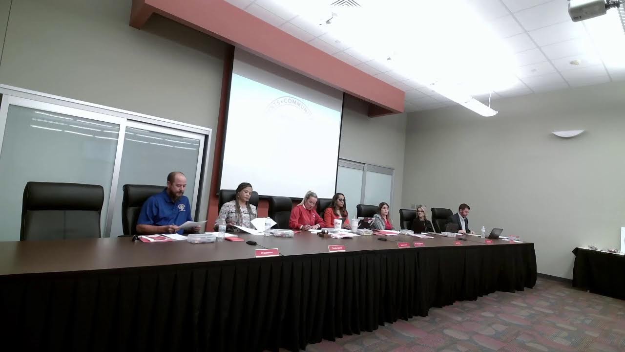Crosby ISD Board Meeting 09-15-25