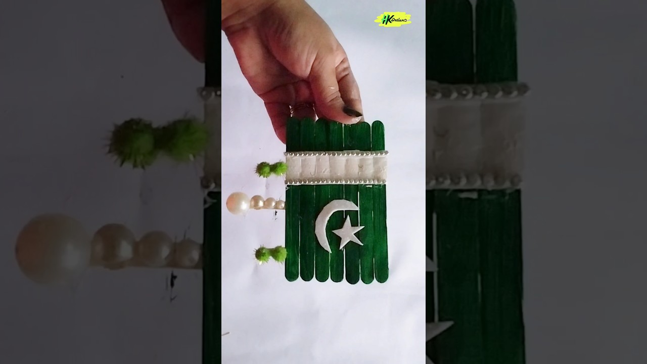 DIY Pakistan Flag Wall Hanging | Easy 14 August Craft Idea | Independence Day Decoration 2025🇵🇰