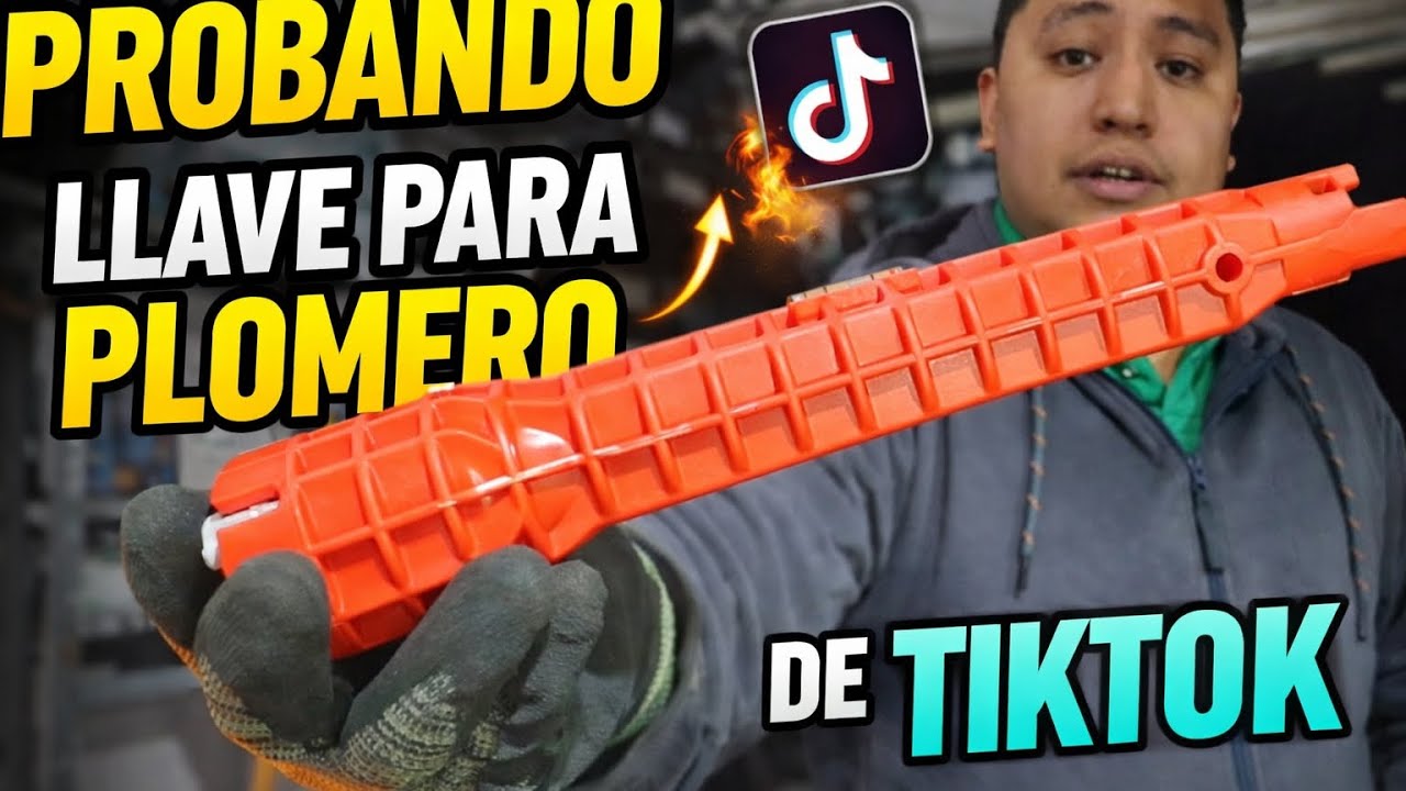 PROBE LLAVE para PLOMERO FAMOSA de TIK TOK 🛠️⚒️🔨