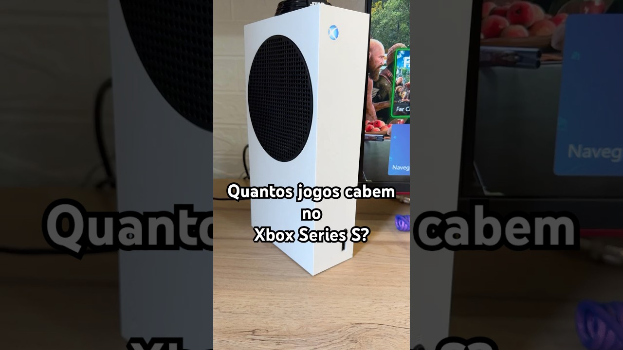 Quantos jogos cabem no XBOX SERIES S? #xbox