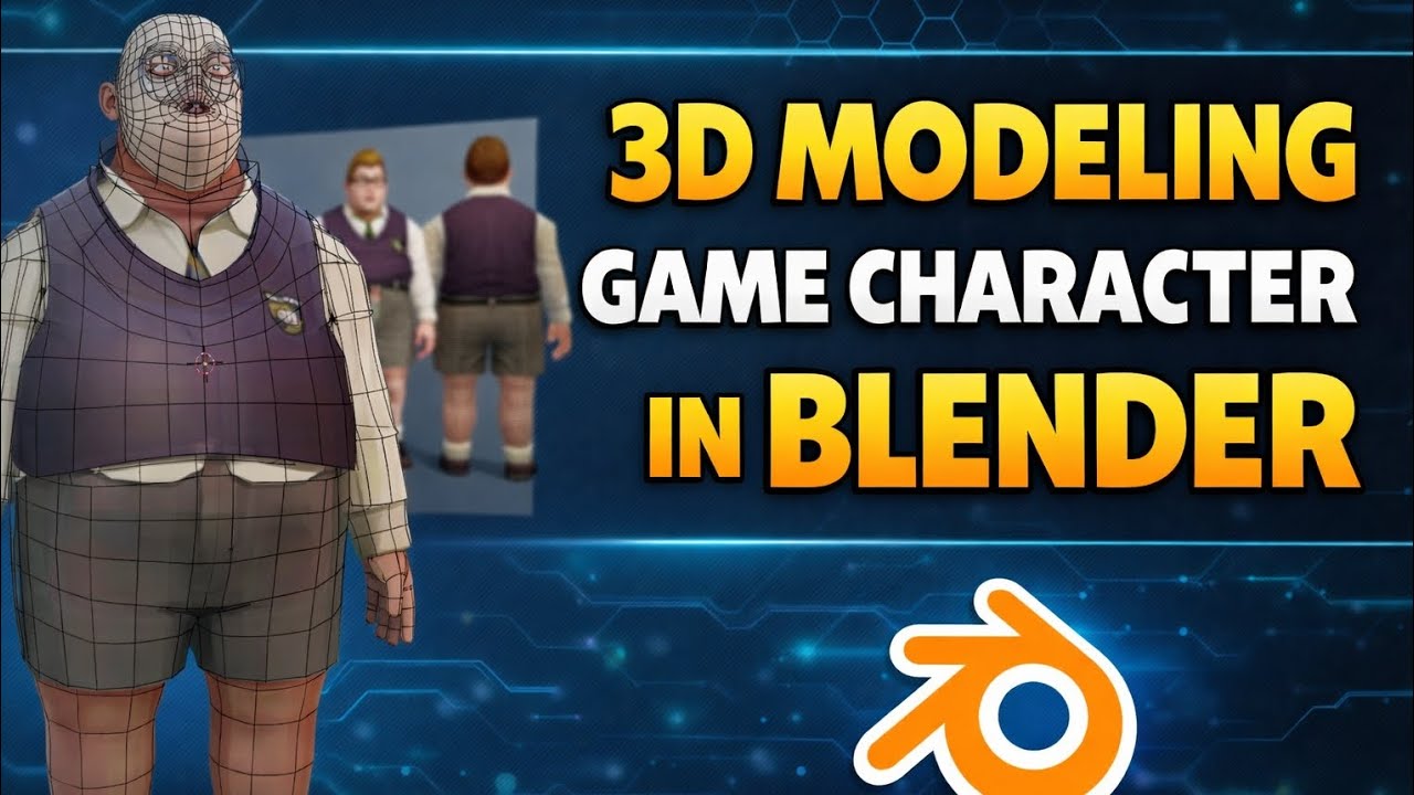 How to Model a Game Character in Blender (Step-by-Step Guide)