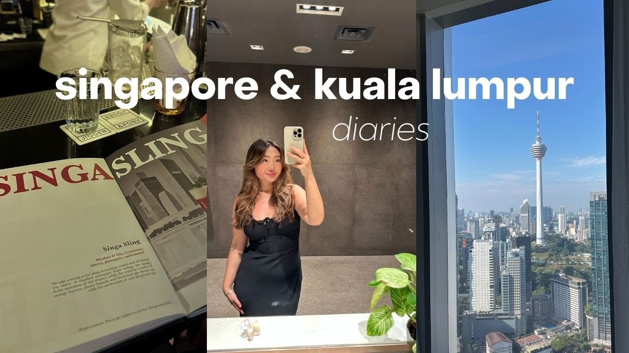 Singapore & Kuala Lumpur Vlog | slowing down, self-growth, and exploring Malaysia