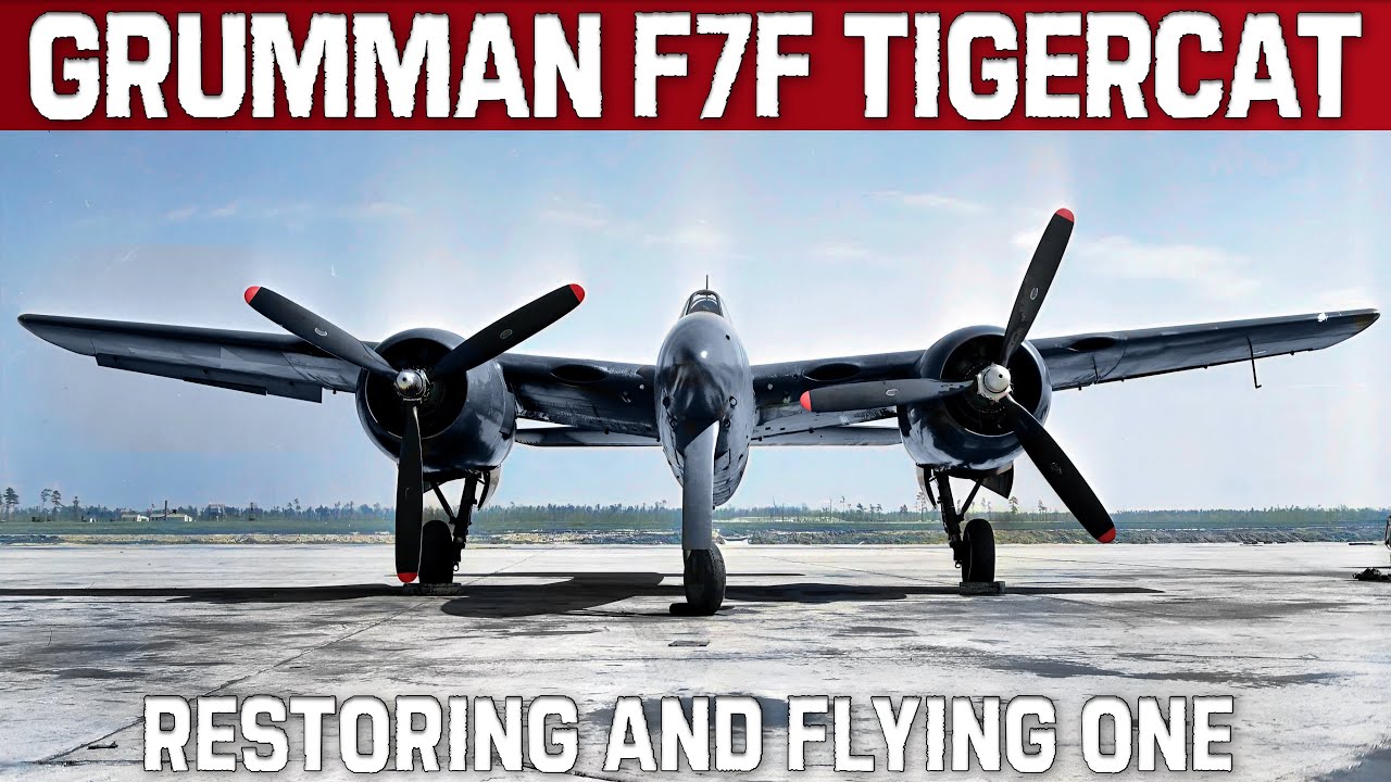 Grumman F7F Tigercat | Восстановление и полёты на этом замечательном самолёте