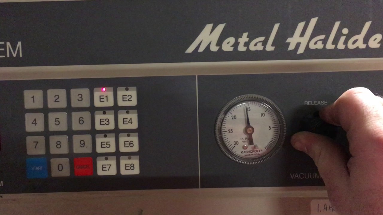 nuArc Metal Halide 26-1KS-2NT Plate Burner For Sale