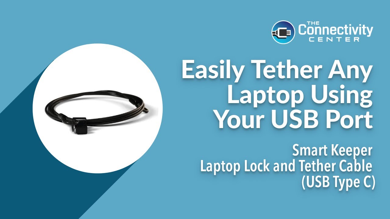 Smart Keeper Laptop Lock and Tether Cable