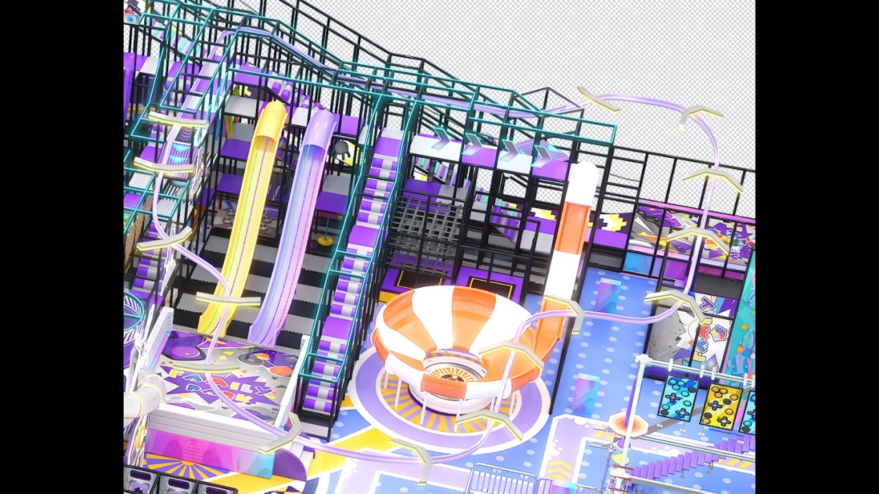 Automatic Zipline System Factory Testing | Indoor Adventure Park Equipment-Dream garden amusement