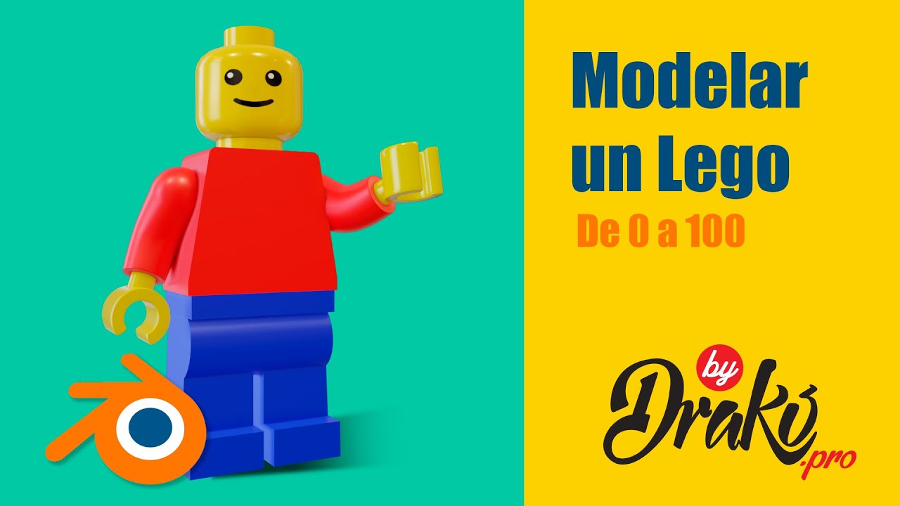 Modelar personaje de Lego con Blender