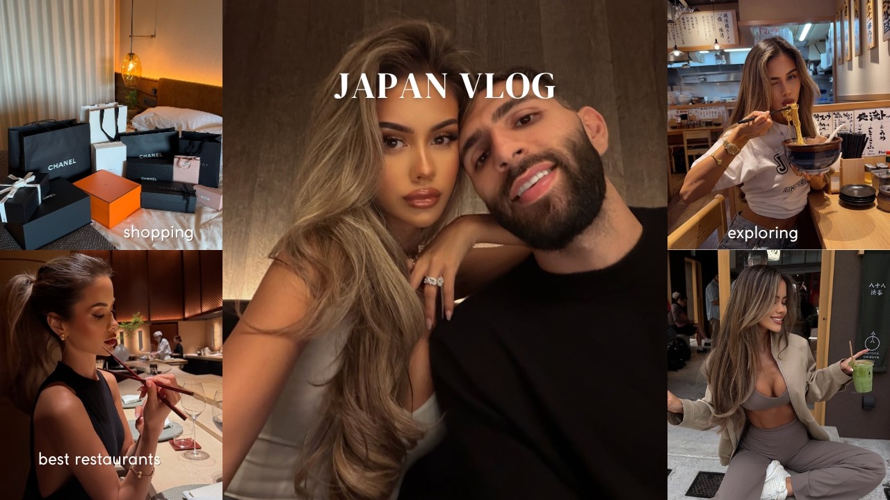 ВЛОГ О МЕДОВОМ МЕСЯЦЕ В ТОКИО 🇯🇵 Куча покупок, лучшая еда и неспешные дни ♡