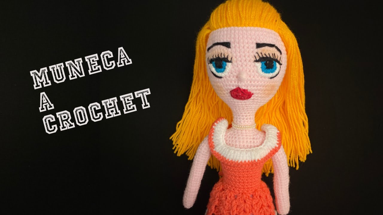 PASO A PASO PARA TEJER MUNECA A CROCHET PARTE # 2
