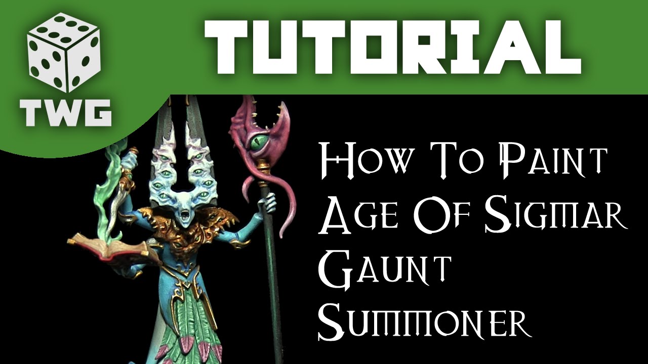 Games Workshop Tutorial: How To Paint An Age of Sigmar Gaunt Summoner