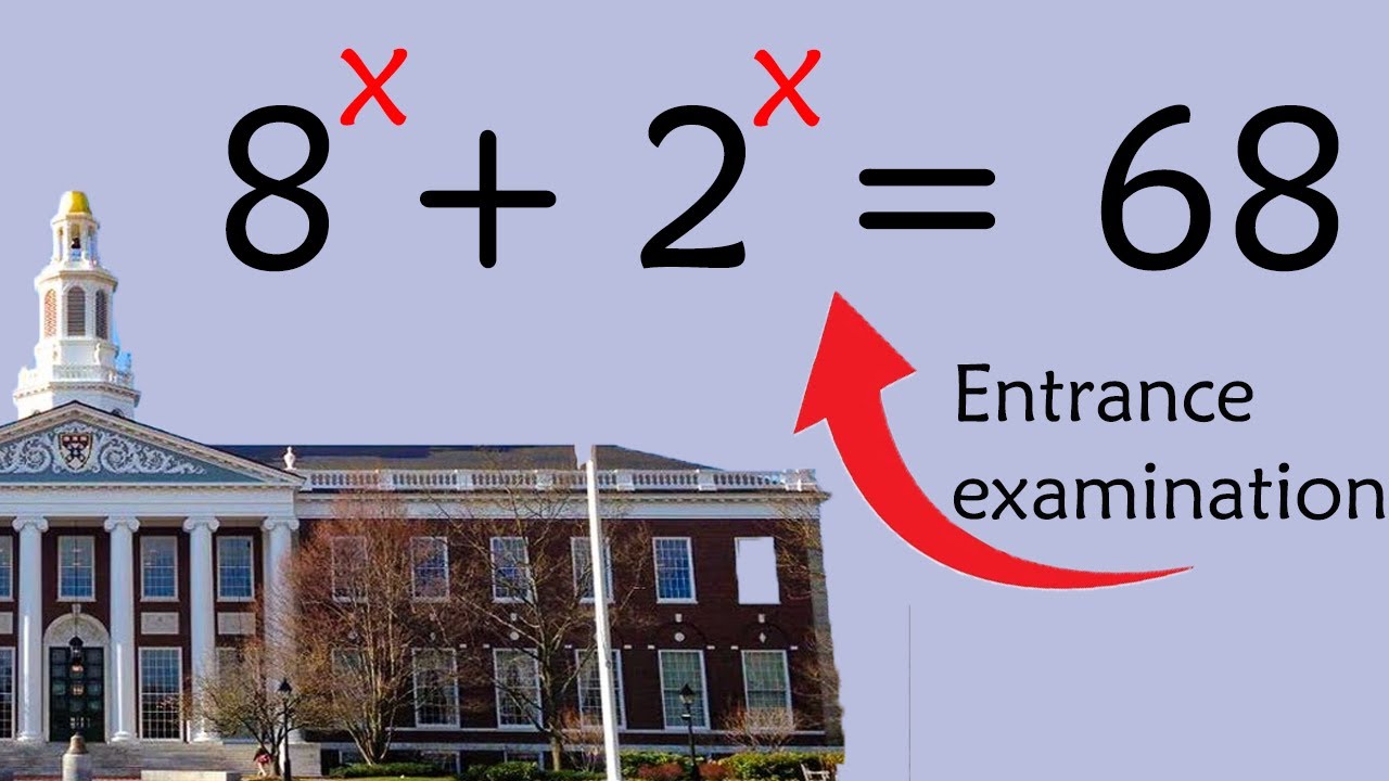 Entrance Exam For Harvard University ( Math Question )