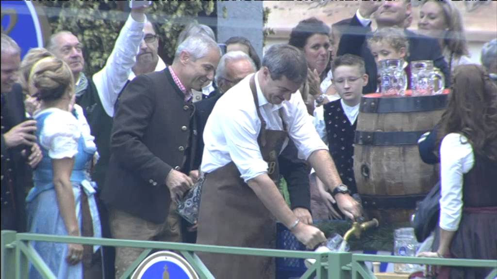 Oktoberfest: O'zapft im Hofbräu: Markus Söder Wiesn-Eröffnung