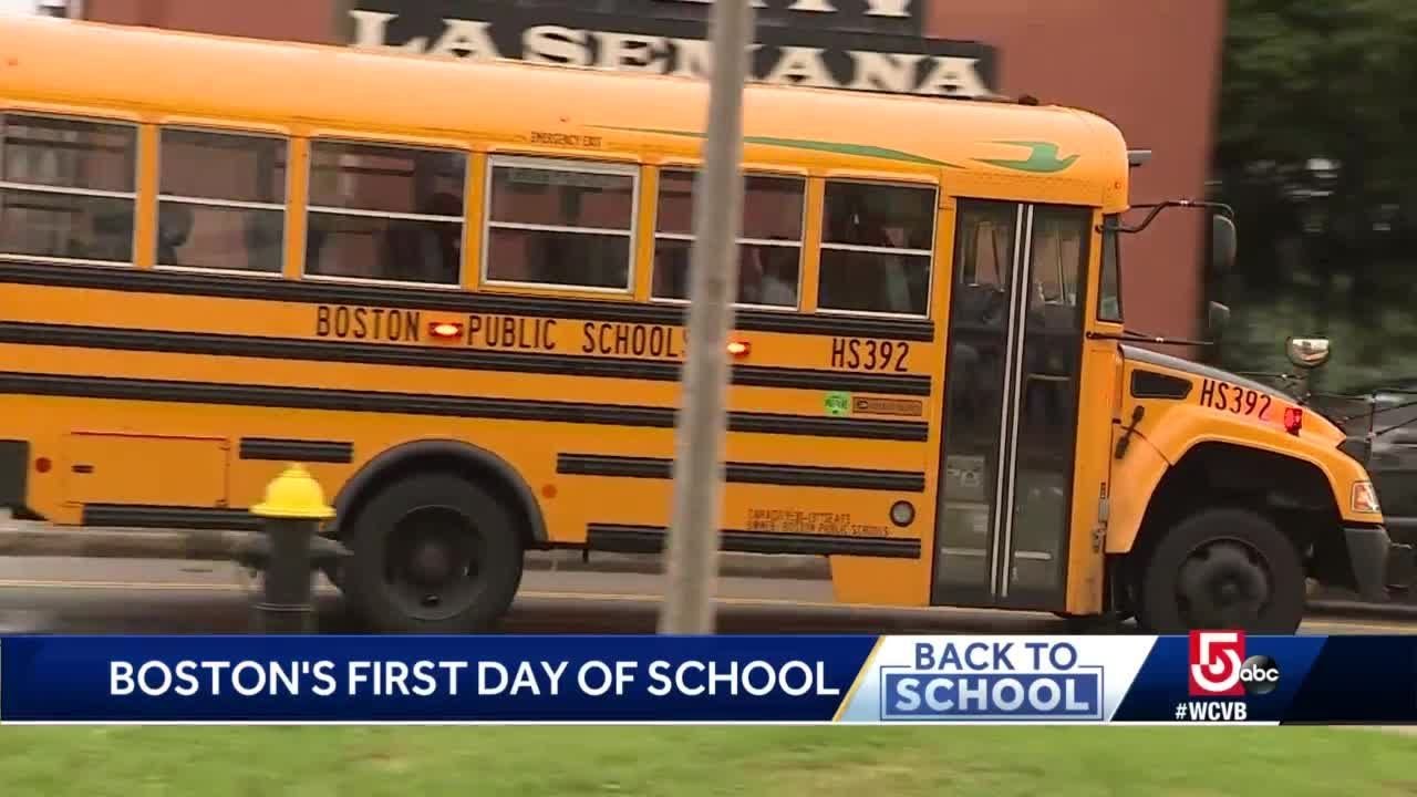 Students return to class in Boston amid bus driver shortage