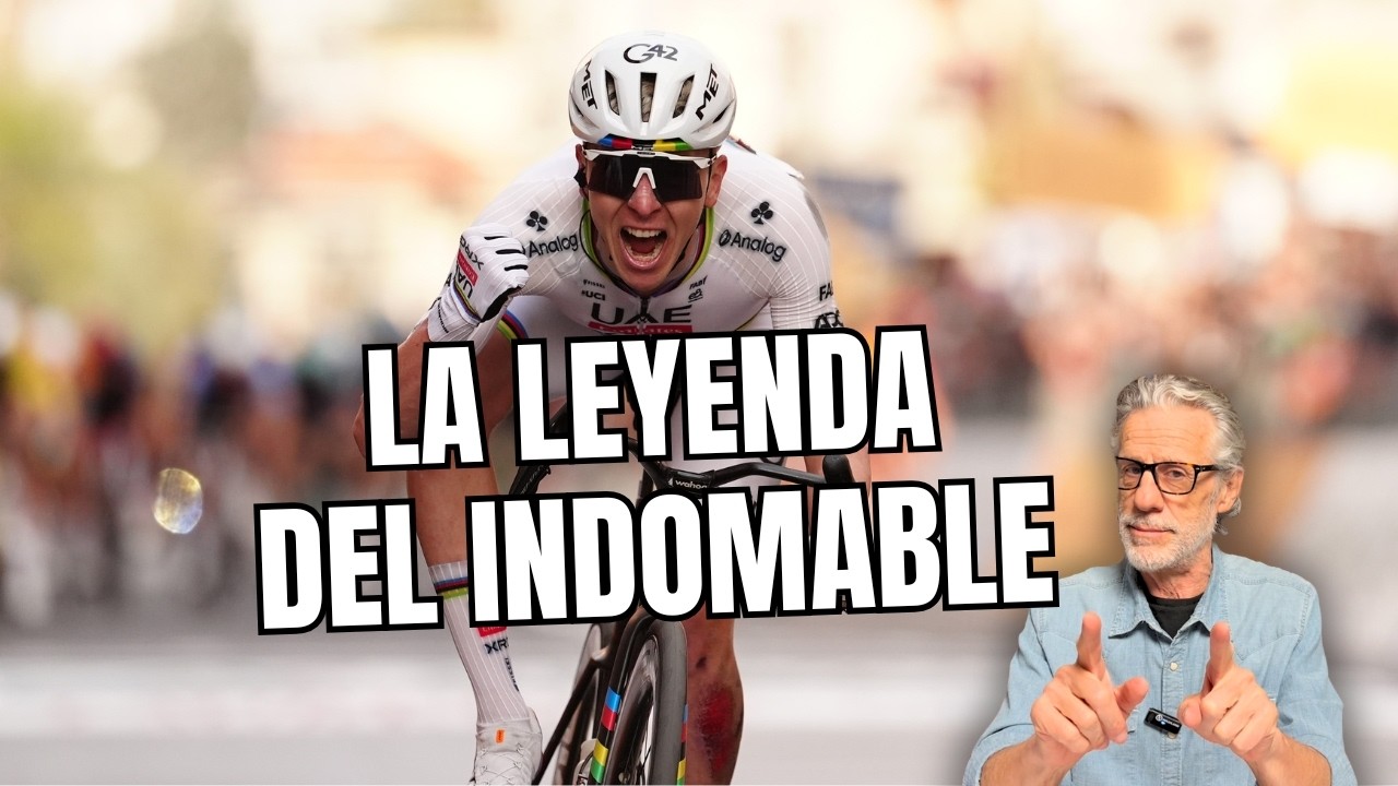 POGACAR consigue su MIL&Aacute;N-SAN REMO de una manera INOLVIDABLE