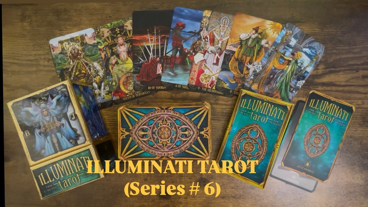 Illuminati Tarot (Series #6)| 2025 Matte Finish & Gold Gilt Edge Edition | Full Flip Through