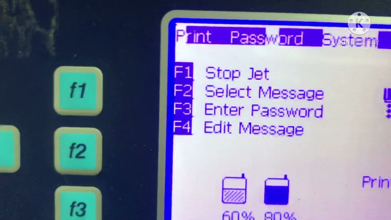 How to use videojet printer with out printhead cover. Or how to bypass printhead cover. #VIDEOJET