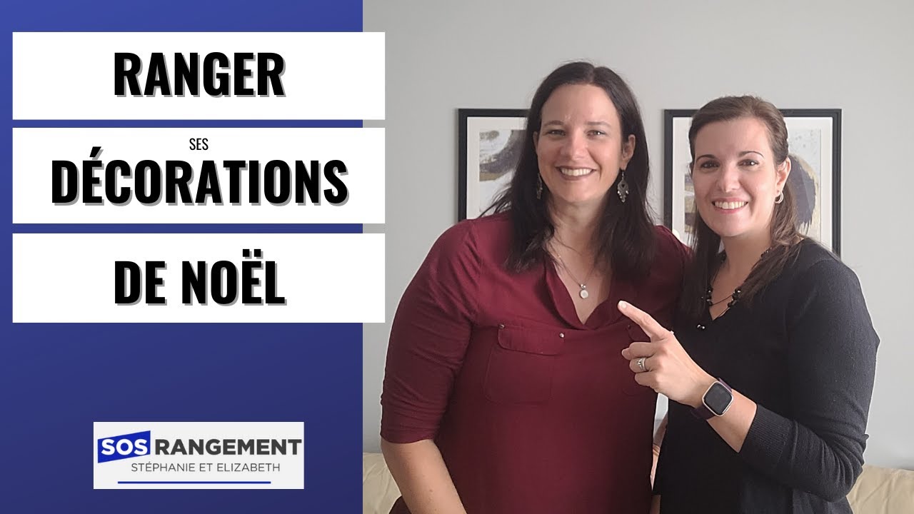 Ranger ses décorations de Noël