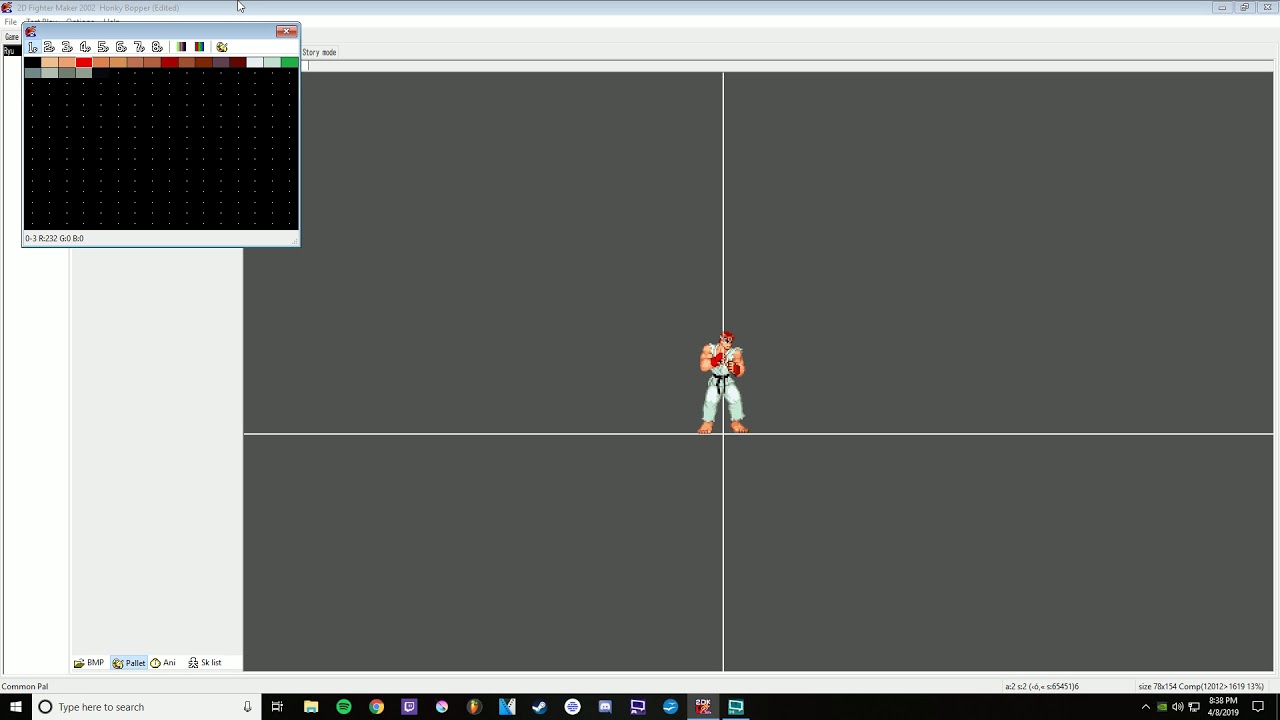Just started using 2D Fighter Maker!