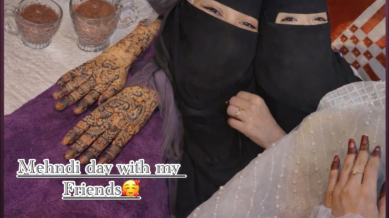 Mehndi day with my friends❤️ | henna.by.soyeba