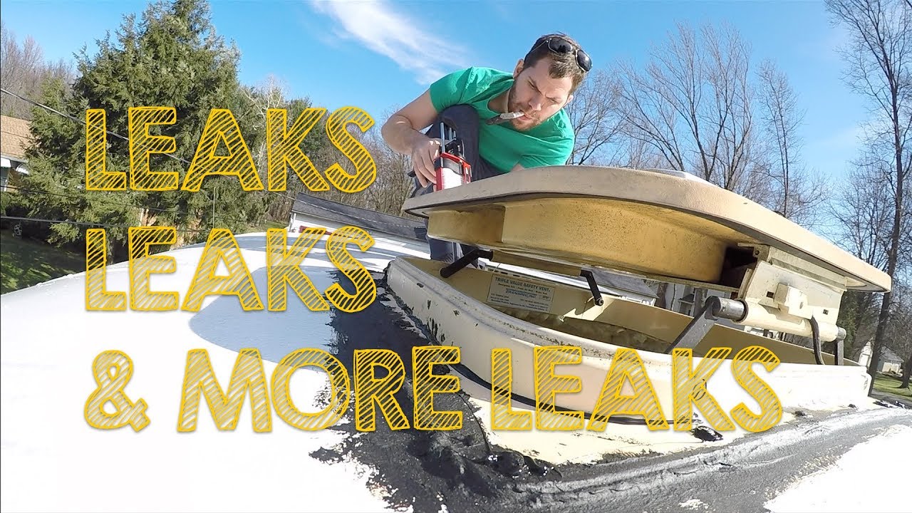 Skoolie Bus Conversion Ep 12 - Leaks Leaks & More LEAKS!!!