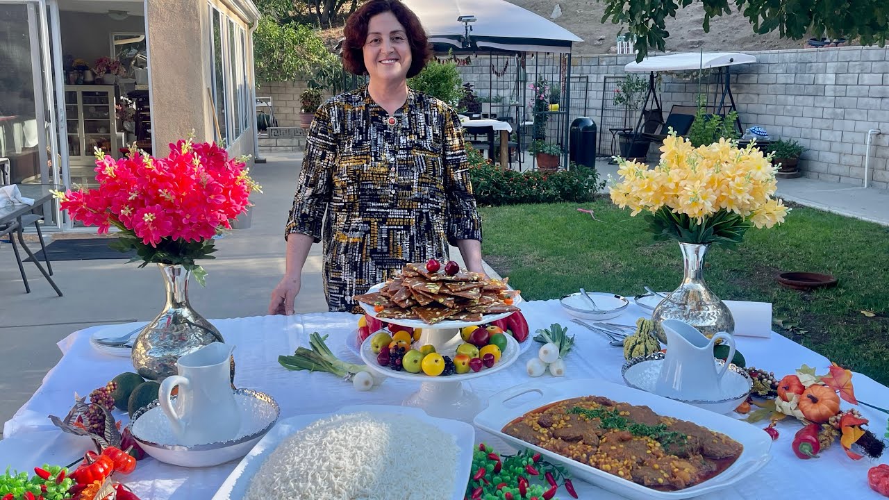Kofta Challow & Halva Swanak کوفته چلو الوبخارا، حلواسوانک