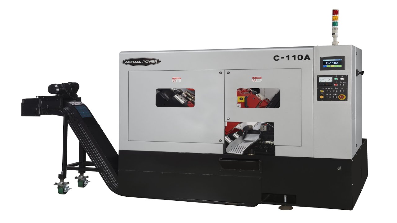 C-110A Fully Automatic Circular Sawing Machine Actual Power 羿榮股份有限公司 圓鋸機