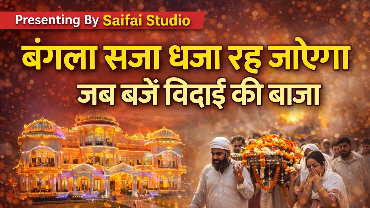 😢 बंगला सजो धजो रह जाए | जब बाजे विदाई बाजा | भावुक देहाती भजन | Saifai Studio