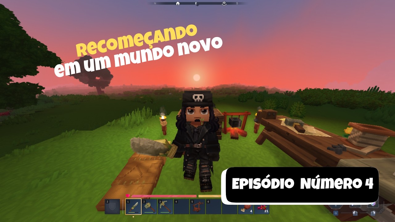 RECOMEÇANDO em um novo mundo no hytale