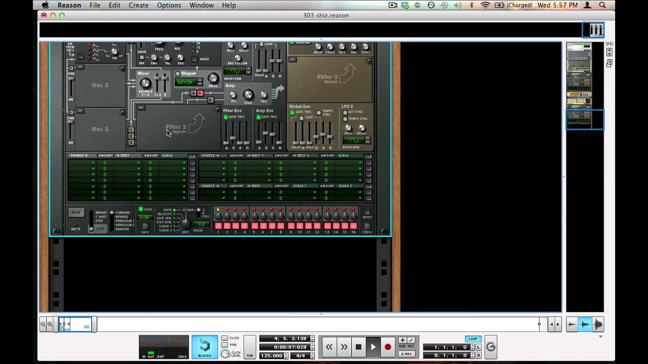 Make an Acid House 303 Bass in Reason | J.A.M. House Tutorials