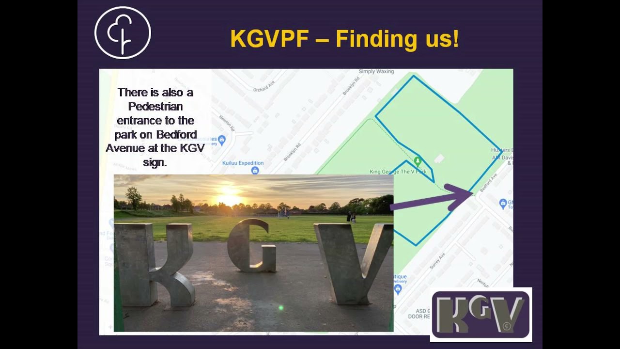 King George V Playing Field parkrun - How to find us!