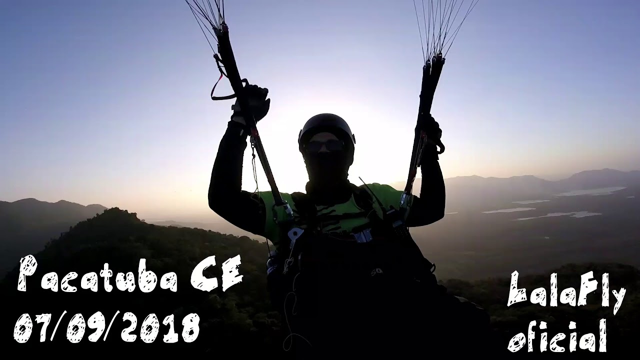 LalaFlyOficial Parapente Pacatuba Homenagem a Jair Bolsonaro 07/09/2018