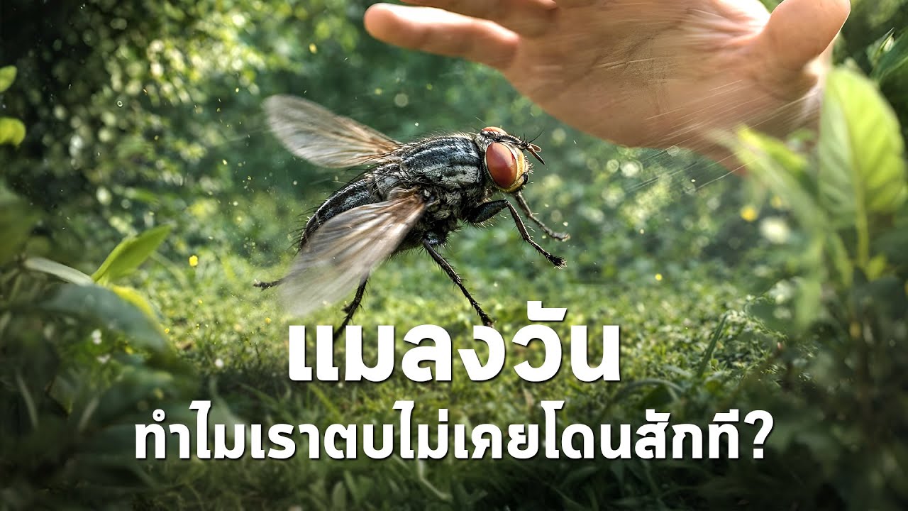 นานาสาระ ตอน แมลงวัน ทำไมเราตบไม่เคยโดนสักที?